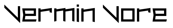 Vermin Vore font preview
